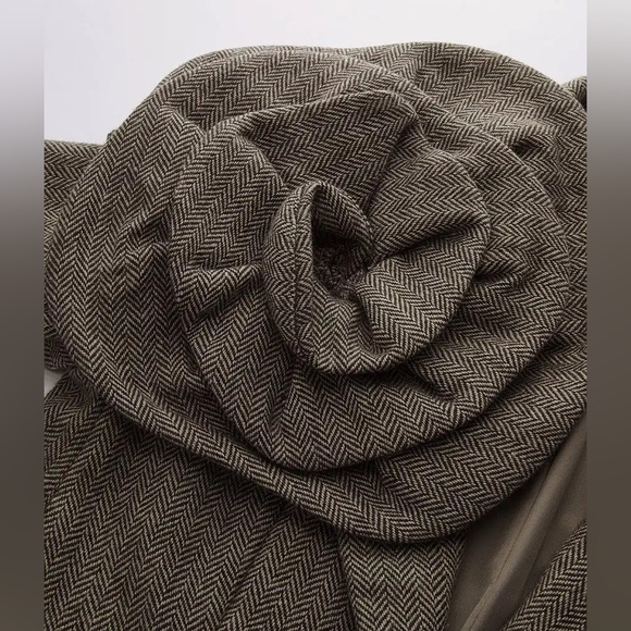 COMMENSE Large 3d flower single button tweed blazer - Picture 3 of 6